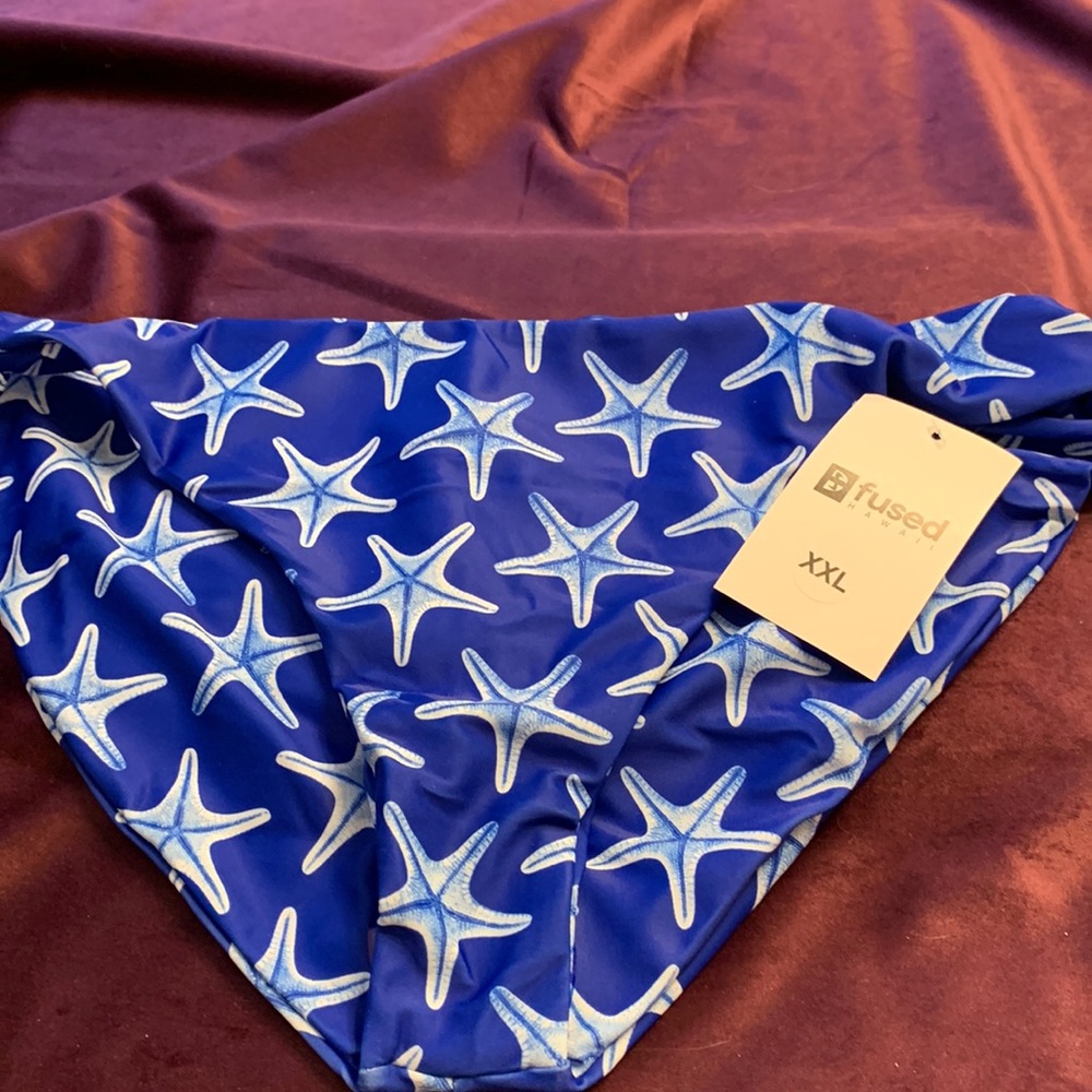 2xl nwt starfish wishes hapuna bottoms fused